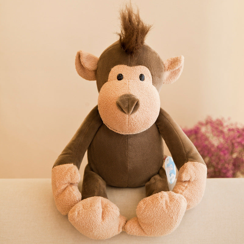 Forest Animal Tiger Doll Lion Elephant Monkey Giraffe Live Jungle Doll Plush Toy Kidsren's Gift