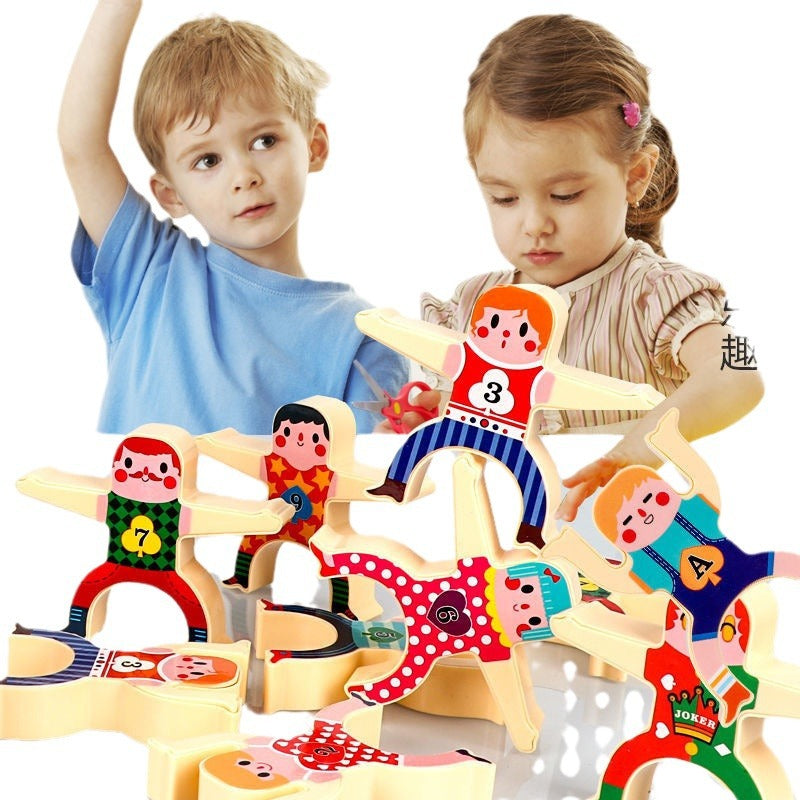 Children's Hercules Stacking Balance Toys puzzle building blocks game toys Stacking tall boys and girls game toys