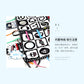 Xindi baby crawling mat black and white red stitching comfort towel with tooth glue multi-functional baby game mat toy wholesale