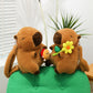 Wholesale Capybara Capybara Backpack Plush Toy Doll Backpack for Girls Birthday Gifts