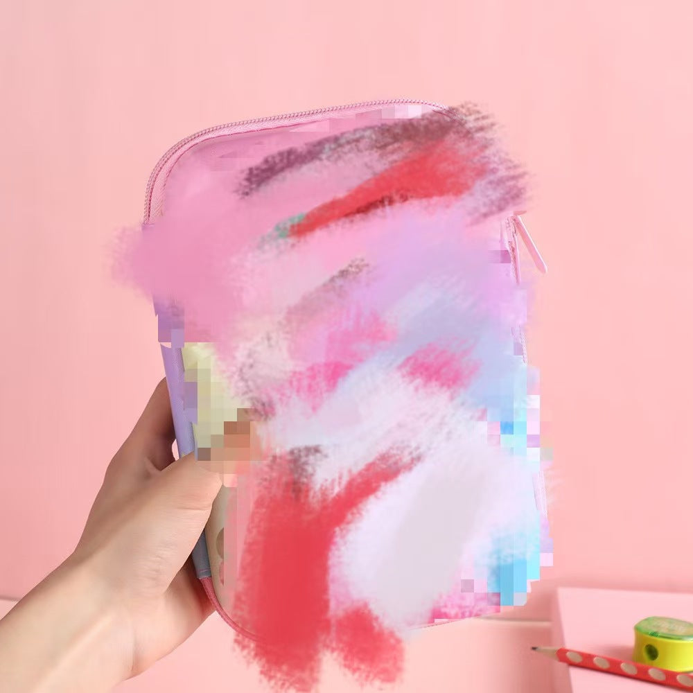 3D New Cute Eva Stationery Box Children's Multifunctional Large Capacity Pencil Bag Student Portable Square Pencil Box