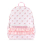 Cross-Border Cute Bow Floral Backpack Cute Pink Ruffle Decoration Large Capacity Portable Student Backpack