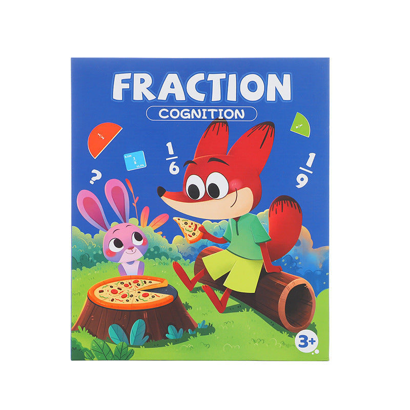 Cross-Border Children's Fraction Training Learning Teaching Aid Book 70% off Stack Magnetic Fraction Decomposition Disk Educational Learning Toys