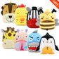 Cute Cartoon Animal Children's Backpack Stall Supply Backpack Kindergarten Plush Backpack Children's Bag Orderable Printing