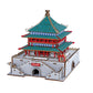 Three-Dimensional Puzzle Ancient Style 3D Model Building Assembled Wooden Kidsren's Educational House Toy Building Blocks Temple of Heaven Mortise and Tenon