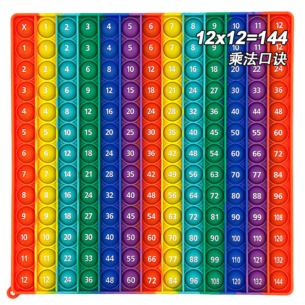 Learn 1-100 Number Bubble Press Mathematical Thinking Training Game Educational Science and Education Toys Rodent Killer Pioneer
