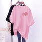 Breastfeeding Summer Top T-Shirt Summer Going Out Hot Mom plus size Fashionable Loose Breastfeeding Dress Slimming Fashionable