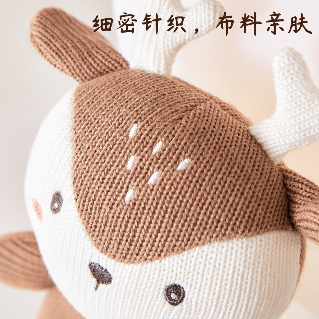 New Cotton Wool Knitted Doll Baby Comfort Sleeping Doll Baby Kidsren Can Chew Plush Toy Factory