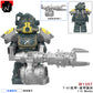Flame X-01 Mecha Third-Party Radiation Warrior Building Block Figure Cross-Border Goods Bagged for Boys Compatible with Lego