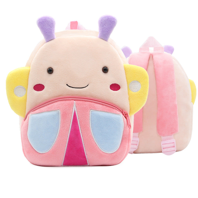 Cute Cartoon Animal Children's Backpack Stall Supply Backpack Kindergarten Plush Backpack Children's Bag Orderable Printing