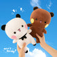 TikTok Internet Red Explosions One or Two Cloth Doll Plush Toy Cute Panda Doll Pillow Children's Gift