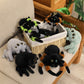 Simulated Spider Plush Toy Doll Bag Pendant Keychain Cute Little Spider Doll Funny Birthday Gift