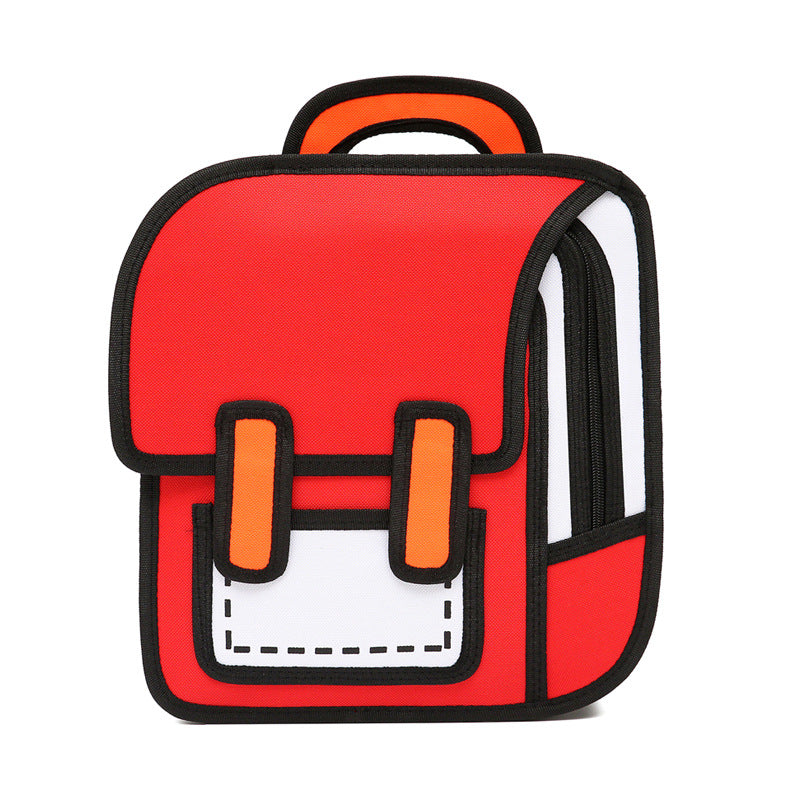 2025 New Primary School Student Schoolbags, Large-Capacity Personalized Backpacks for Boys and Girls, Trendy and Fashionable Three-Dimensional Kindergarten Schoolbags