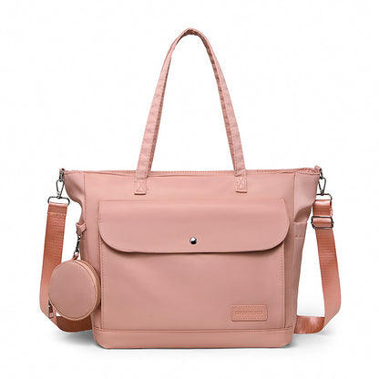 Cross-Border New Multifunctional Mother and Baby Bag Large Capacity Front Patch Pocket Mommy Bag Baby Outing Large Capacity Mother and Baby Bag