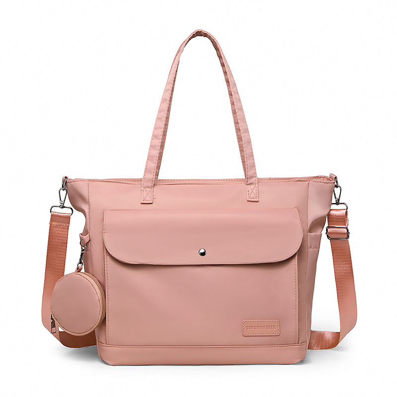 Cross-Border New Multifunctional Mother and Baby Bag Large Capacity Front Patch Pocket Mommy Bag Baby Outing Large Capacity Mother and Baby Bag