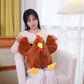 New Cute Big Cock Doll Cross Border Plush Toy Hen Doll Girl Sleeping Pillow Home Decorations
