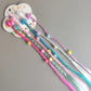 New Children's Colorful Clamp Small Braid Six-color Mixed Butterfly Love Five-pointed Star Wig Braid Performance Dirty Braids