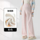 Lamb Fleece Pregnant Women's Pants Autumn and Winter fleece-lined Outer Wear Loose Dipping Wide-leg Pants New Non-abdominal Glutinous Rice Pants