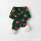 Babamama children's scarf winter thick warm jacquard love boy's scarf baby girl's thickened scarf scarf