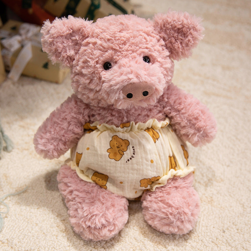 Barnabus Pig Doll Barcelona Bear Sleeping Doll Bed Rag Doll Ugly Cute Stuffed Toy Birthday Gift