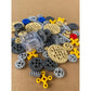 Compatible with Lego Parts Gear Technology Building Blocks Parts Small Particle Mechanical Accessories Spliced Building Blocks Bulk Parts Weighing