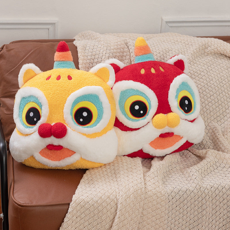 National Tide Lion Wake New Year Pillow Plush Toy Home Doll Ornaments Living Room Sofa Pillow Company Annual Meeting Gift