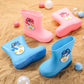 Children's water shoes in the tube boys baby waterproof rain boots girls students school children's rain boots children cartoon wholesale