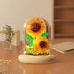 [wholesale generation] simulation of eternal flowers lily rose blocks compatible with Lego toy ornaments Valentine's Day gift