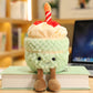 New Birthday Cake Plush Toy Doll Funny Cake Muppet Cute Fun Pendant Birthday Gift