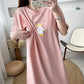 Breastfeeding dress Summer T-shirt Long Postpartum Breastfeeding Clothes Top Out Hot Mom Summer Breastfeeding Clothes