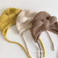 Baby Hat Ins Korean Style Cute Bear Ears Children's Knitted Ear Protection Hat Baby Warm Wool Hat