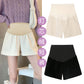 Pregnant women's pants autumn and winter chenille corduroy new shorts with socks pants wide leg shorts