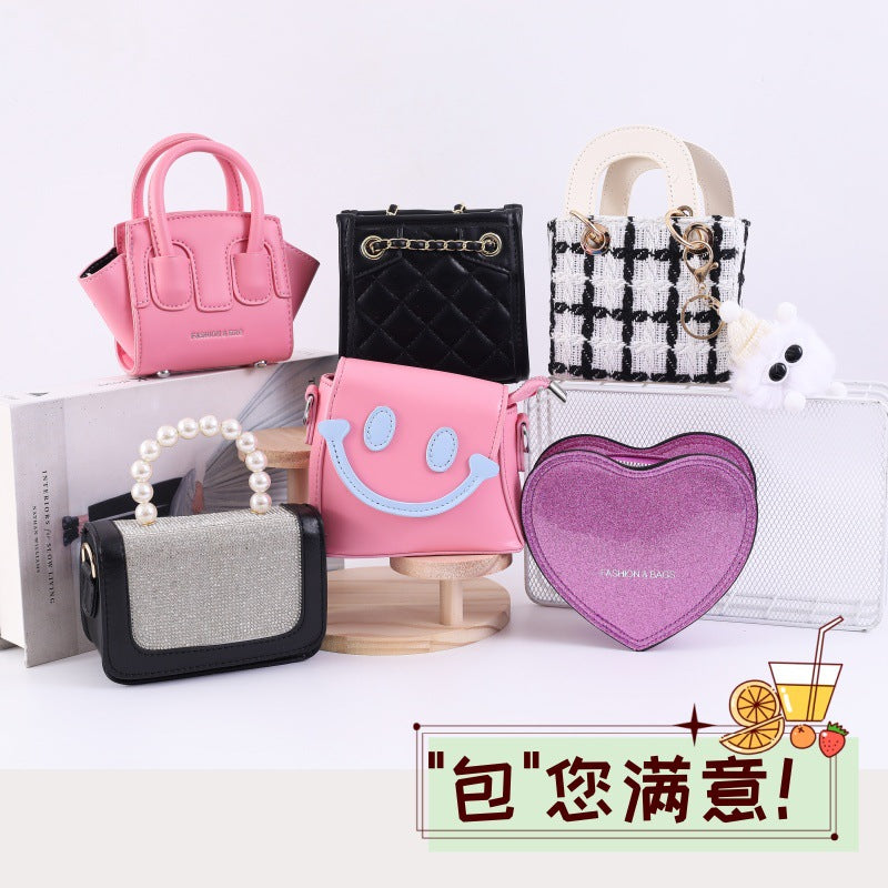2025 Spring and Summer Explosions Fashion Casual Children's Candy Jelly Bag Mini Shoulder Crossbody Handbag Wholesale