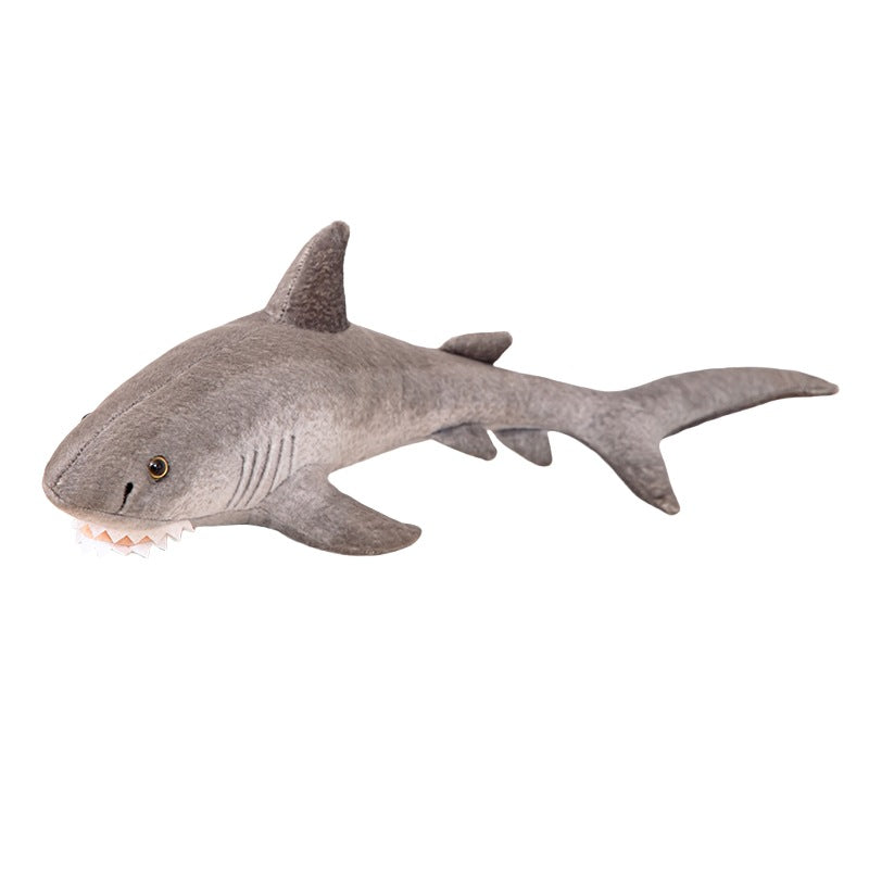 Simulation marine life doll whale pillow shark plush toy holding sleeping pillow children doll gift