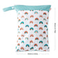 Ins Baby Room Decorative Storage Hanging Bag Cross-border Hot Selling Baby Diaper Bag Wetbag Dry and Wet Separation 30*40