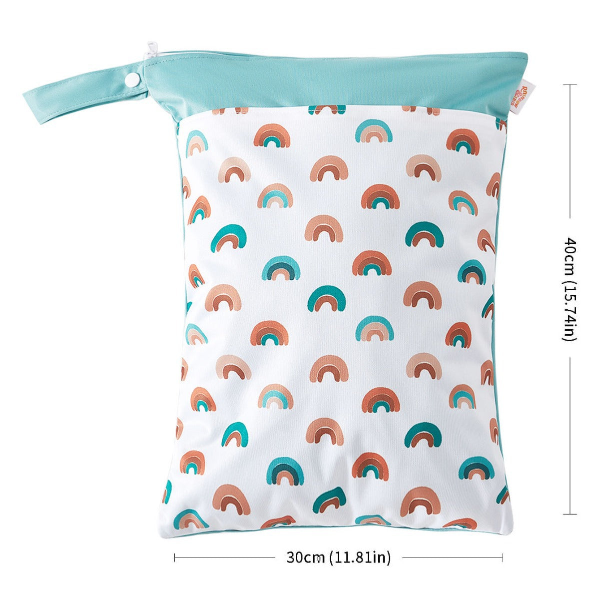 Ins Baby Room Decorative Storage Hanging Bag Cross-border Hot Selling Baby Diaper Bag Wetbag Dry and Wet Separation 30*40
