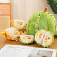 New Tear-Off Durian Doll Decompression Plush Toy Holiday Gift Plush Toy Gift Creative Fruit