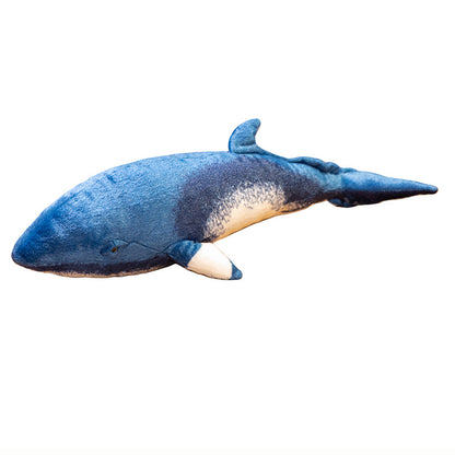 Simulation marine life doll whale pillow shark plush toy holding sleeping pillow children doll gift
