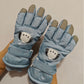 Winter fleece-lined Ski Gloves Cartoon Winter Puppy Thickened Cotton Outdoor Riding Waterproof Wind Warm Cute