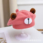 Spring and Autumn Korean Style Baby Boy and Girl Candy Color All-match Knitted Beret Children's Western Style Casual Wool Hat Paintler Hat