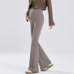 Pregnant Women's Pants Spring and Autumn Outer Wear Fashionable Slim-fit Autumn Shark Skin Flared Pants Drawstring Belly Yoga Pants Autumn Wear