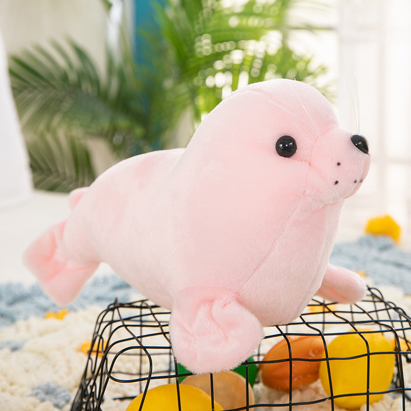 in stock Polar Ocean Underwater World Simulation Seal Sea Lion Doll Plush Toy Doll Zoo Wholesale