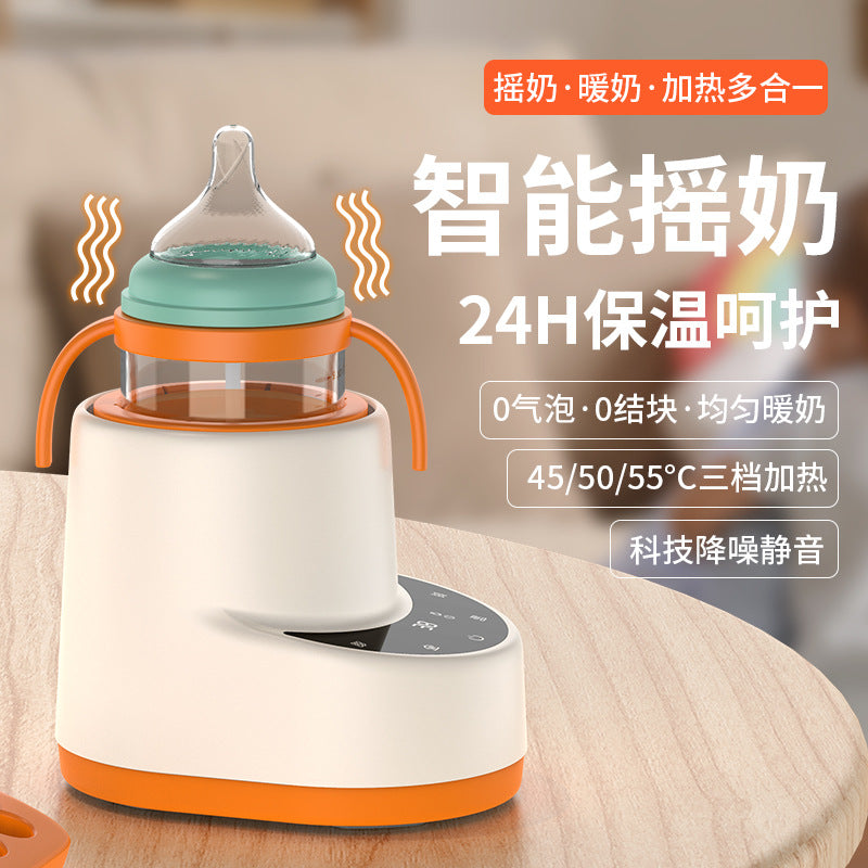 Baby Electric Milk Shaker, Milk Warmer, Two-In-One Milk Mixer, Baby Milk Making Machine, Household Fully Automatic Milk Shaker