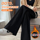 Pregnant Women's Pants Autumn and Winter fleece-lined Wide Leg Sports Pants Outer Wear Spring and Autumn Loose Casual Straight Pants Bottoming Sweatpants Trousers