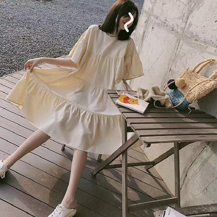 Maternity Summer Dress suit Summer Long Skirt Korean Summer Hot Mom Fashion Pregnancy plus size dress