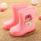 Children's water shoes in the tube boys baby waterproof rain boots girls students school children's rain boots children cartoon wholesale