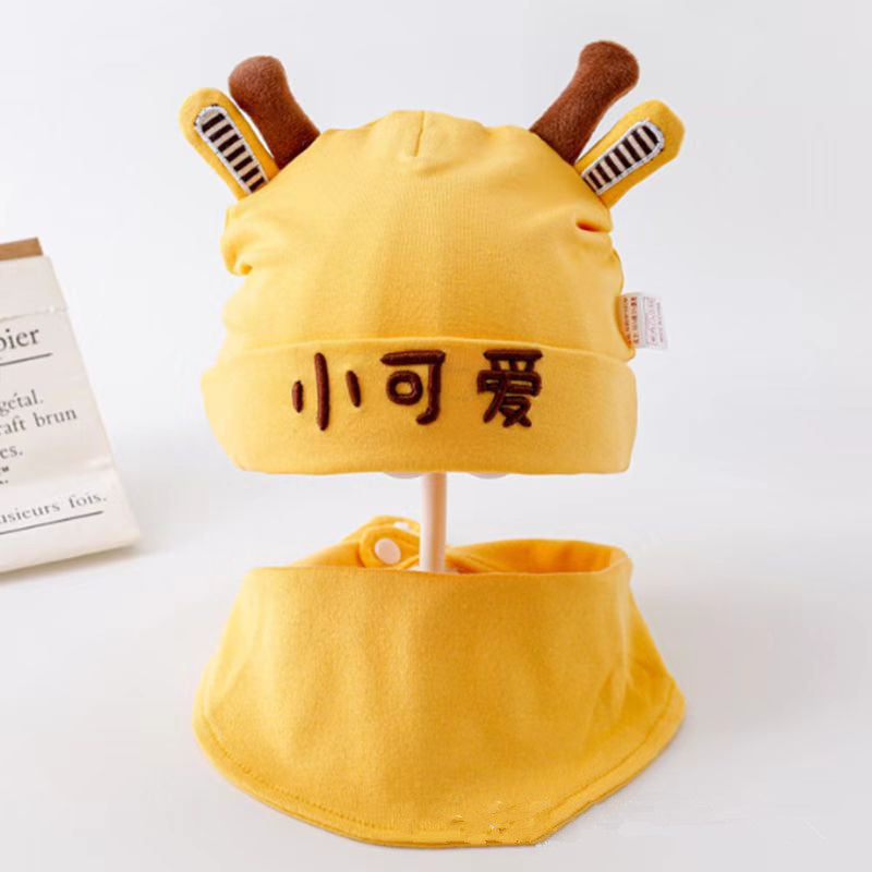Baby Hat Spring and Autumn Pure Cotton Newborn Baby Spring and Autumn Hat Newborn Baby Boys and Girls Cute Spring Fetal Hat