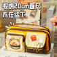 Bear Burger Pencil Case New Design Large Capacity Stationery Box Girls Niche High-Looking Student Cute Pencil Case