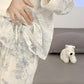 Lunar Clothing Spring and Autumn Cotton Postpartum Lactation Adjustable Delivery Room Pregnant Women Pajamas Loose Maternal Feeding Wear