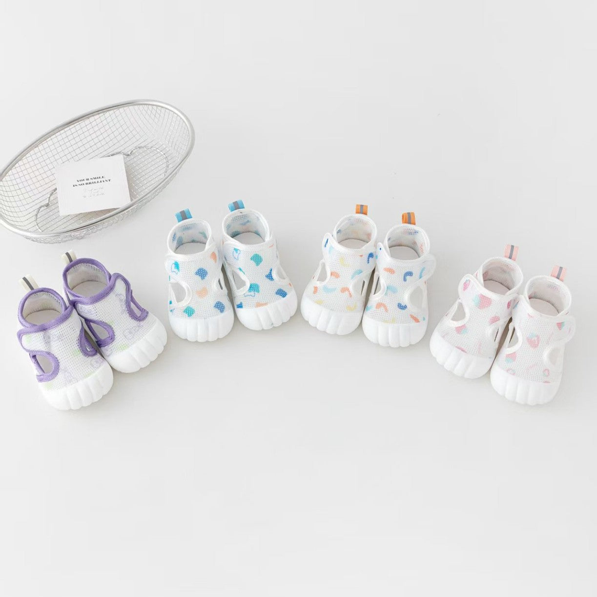 Summer Baby Sandals Breathable Boys and Girls Shoes Floor Non-Slip Baby Non-Heel Shoes Summer Toddler Shoes Mesh